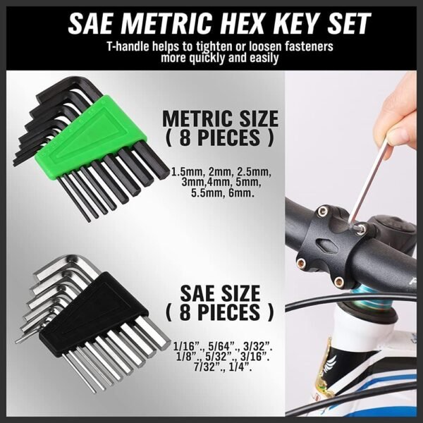 118PCS Magnetic Screwdrivers Set With Plastic Ranking,Tools For Men - Image 2