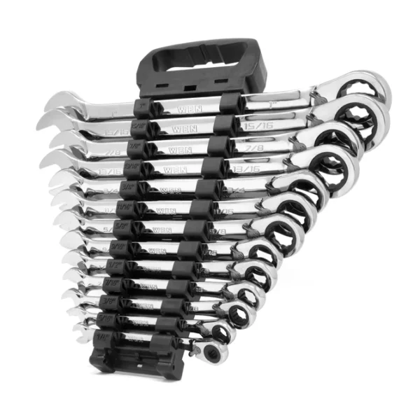 Wrench Set with Storage Rack