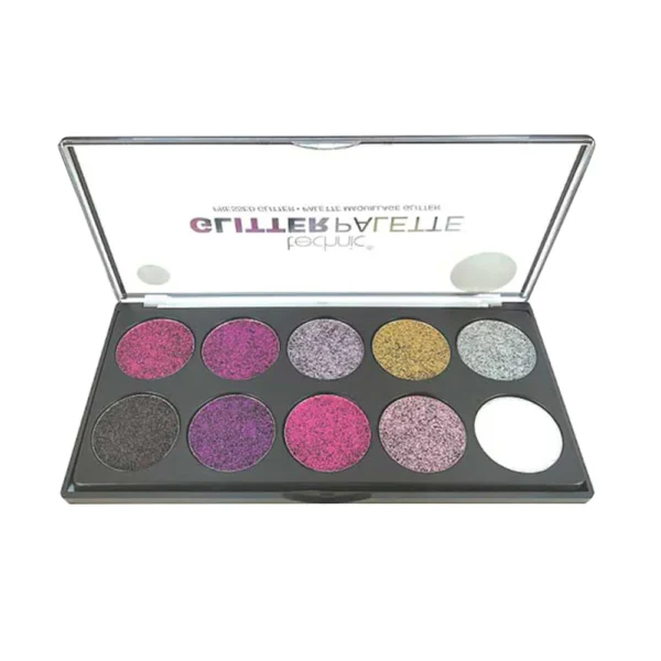Technic 10 Color Pressed Glitter Palette
